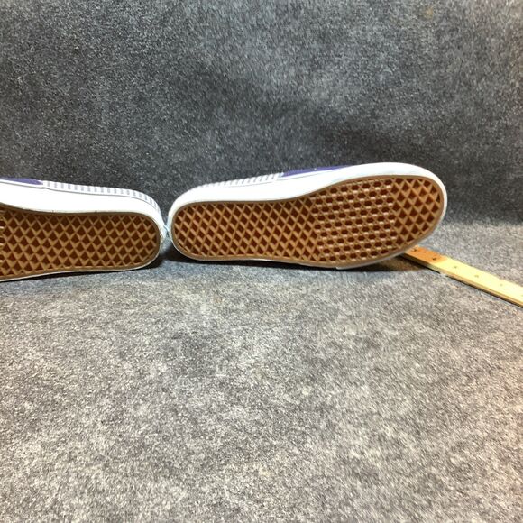Vans x J. Crew Navy Blue Seersucker Stripe Sneakers Size 10  Vans x J. Crew Navy Blue Seersucker Stripe Sneakers Size 10
